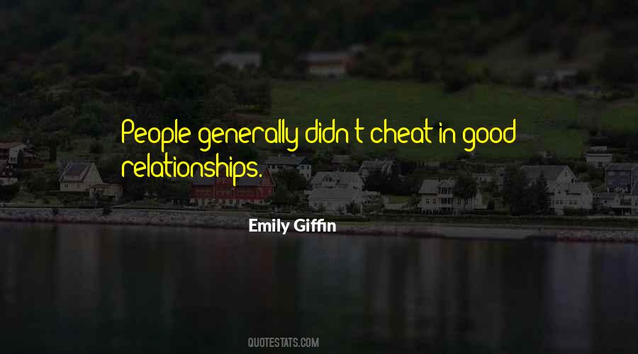 Quotes About Cheating Relationships #158141