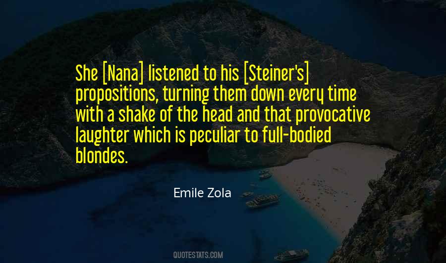 Nana Emile Zola Quotes #80921