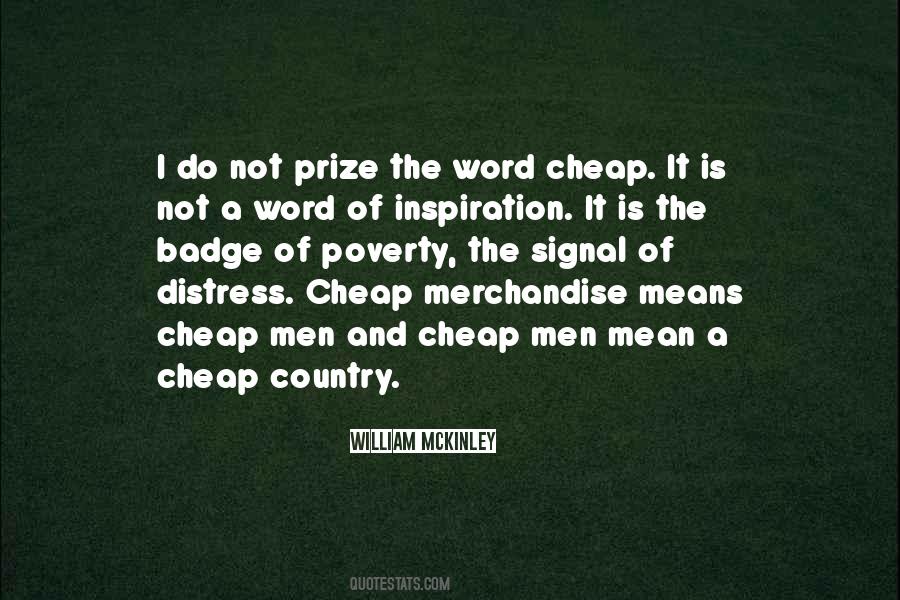 Quotes About Cheap Men #1712005