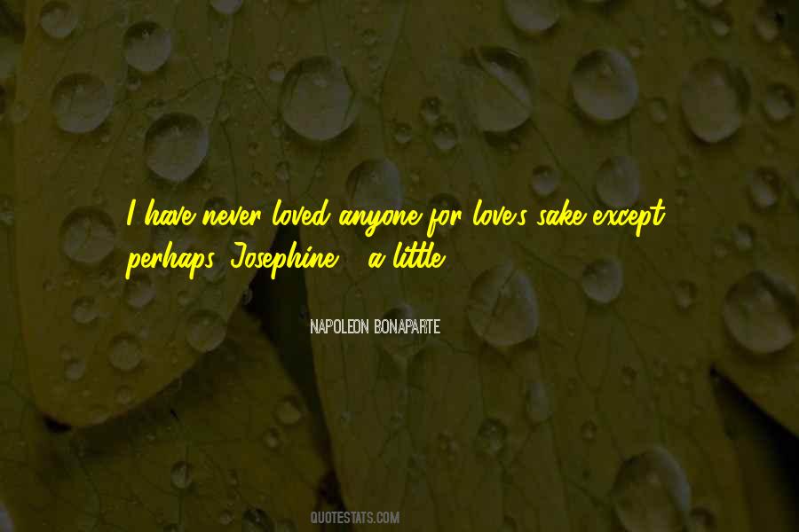 Napoleon Bonaparte Josephine Quotes #534744