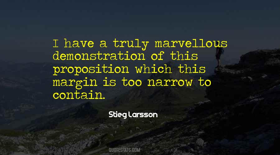 Narrow Margin Quotes #745660