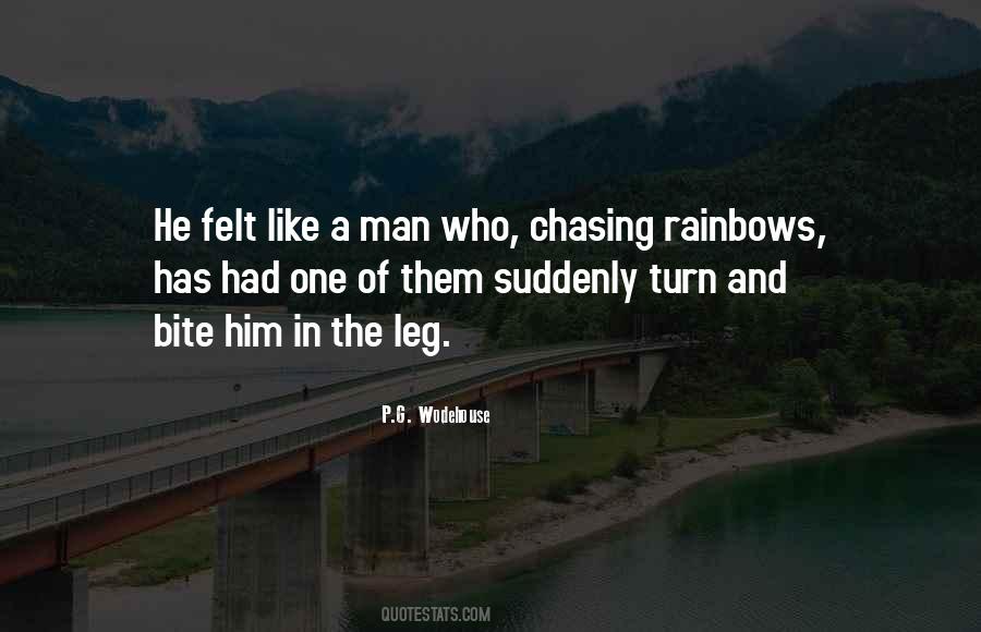 Quotes About Chasing Rainbows #1026140