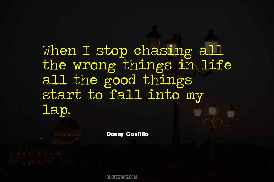 Quotes About Chasing Life #336006