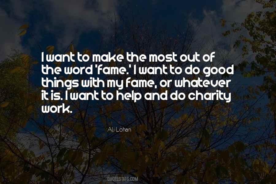 Quotes About Charity Work #1685173