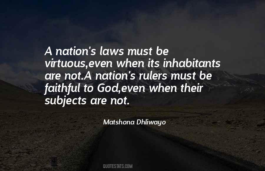 Nation Without God Quotes #37002