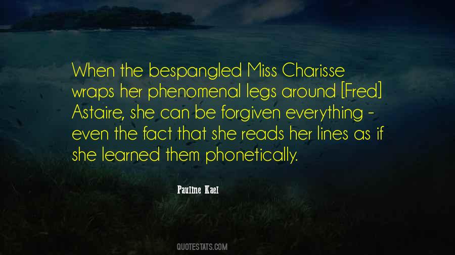 Quotes About Charisse #1740877