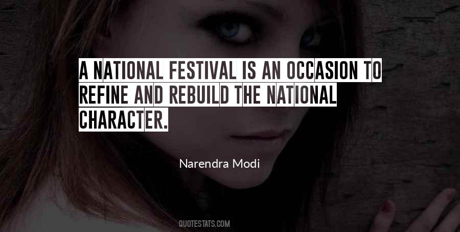 National Festival Quotes #1787932