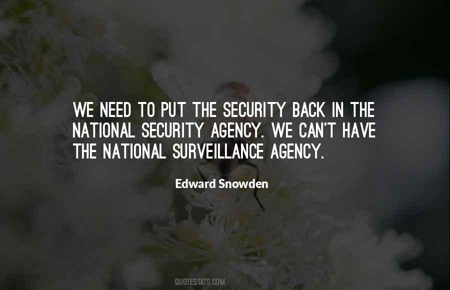 National Security Agency Quotes #924985