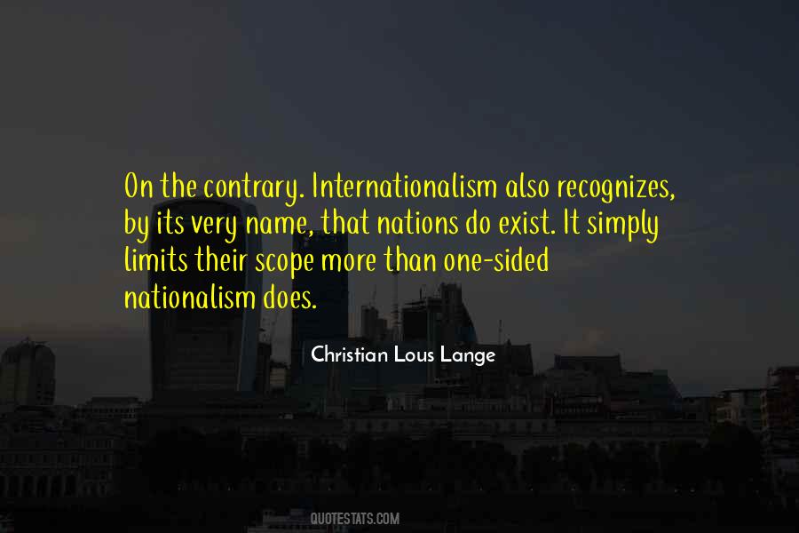 Nationalism And Internationalism Quotes #1726707