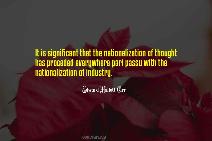 Nationalization Quotes #1111833