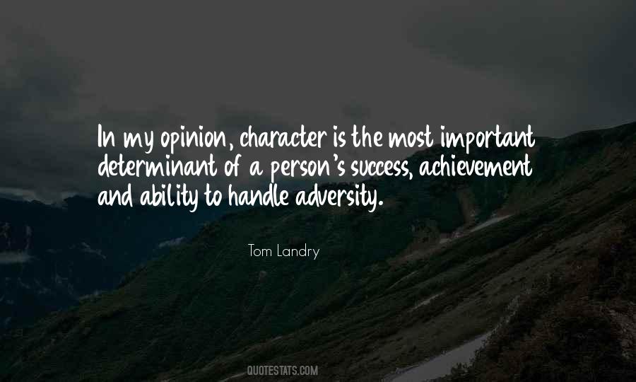 Quotes About Character And Success #1851152