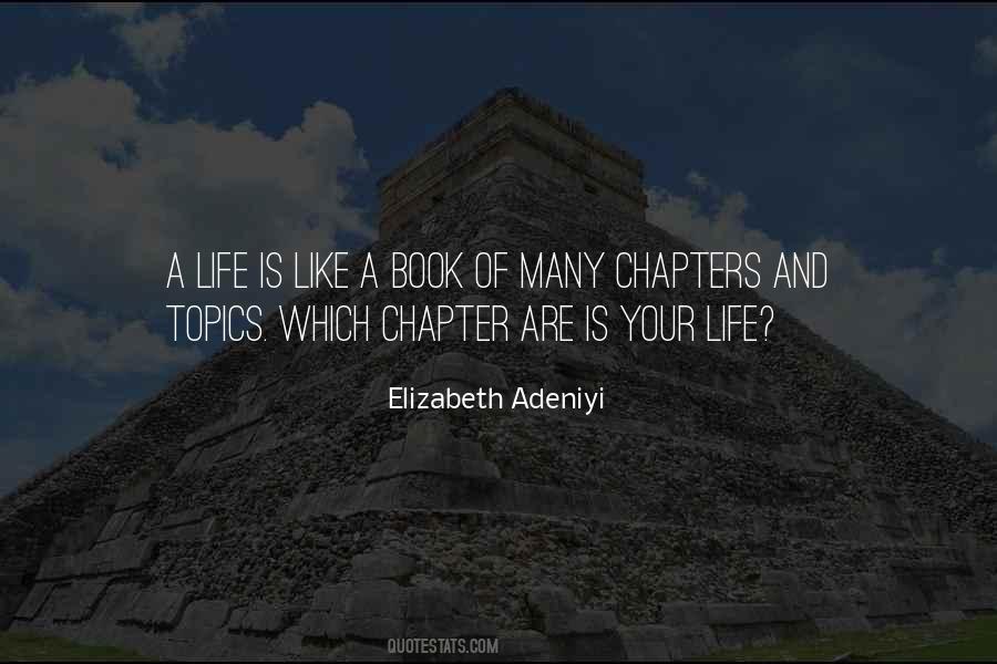 Quotes About Chapters Of Life #1068204