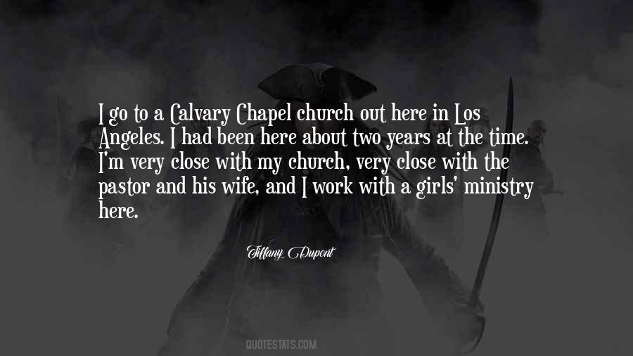Quotes About Chapel #934412