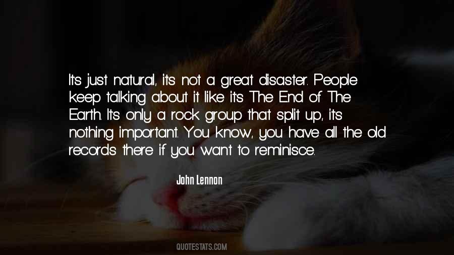 Natural Disaster Quotes #1650163