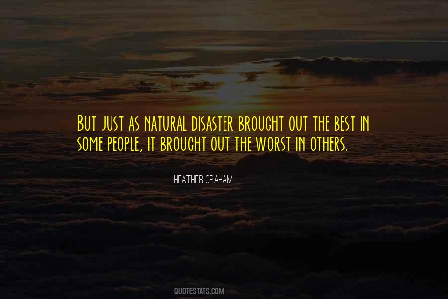 Natural Disaster Quotes #1684466