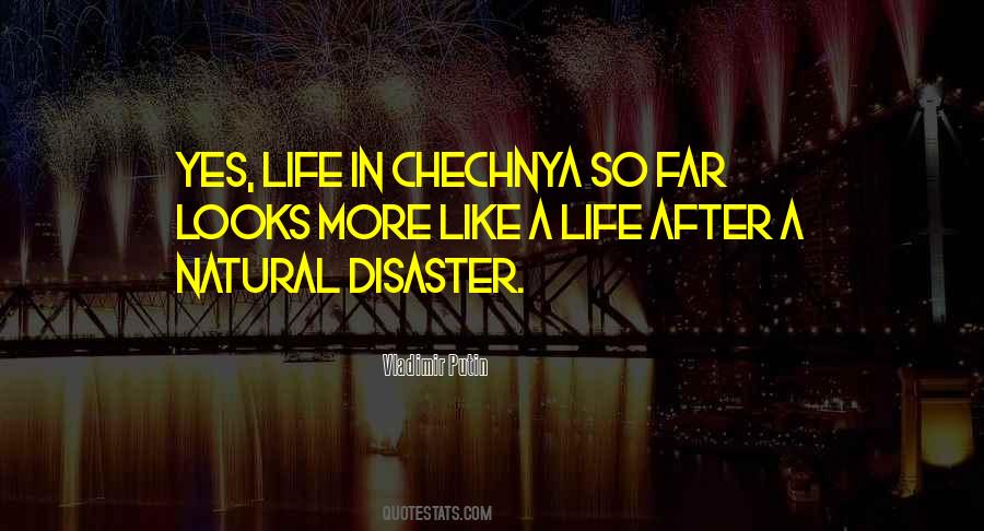 Natural Disaster Quotes #227060