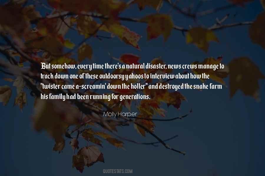Natural Disaster Quotes #80961