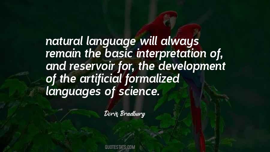 Natural Vs Artificial Quotes #549957