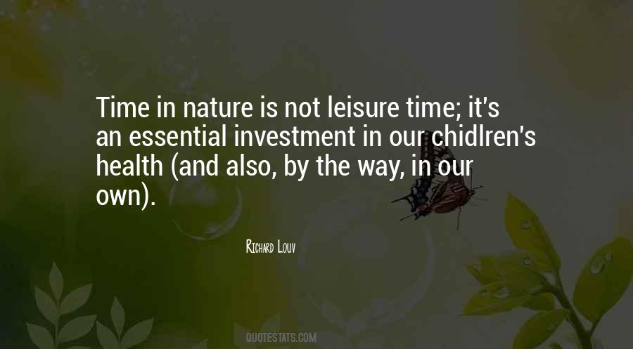 Nature And Health Quotes #1024060