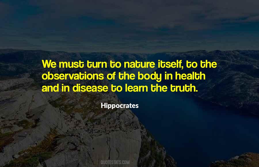 Nature And Health Quotes #359017