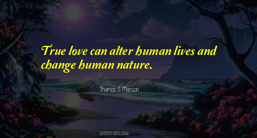 Nature And Human Life Quotes #265261