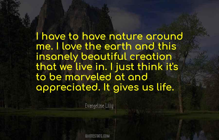 Nature And We Quotes #74190