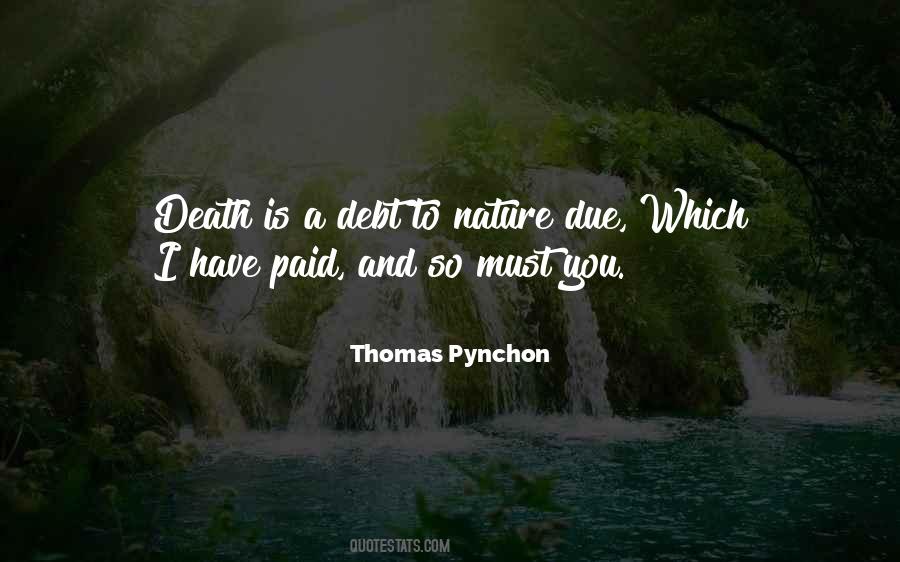 Nature Death Quotes #245626