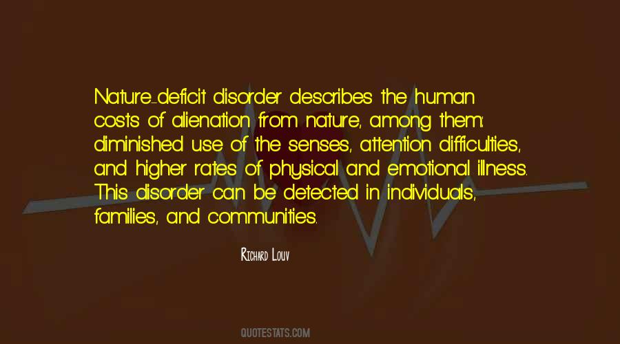 Nature Deficit Quotes #1486468