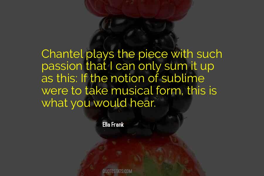 Quotes About Chantel #190412