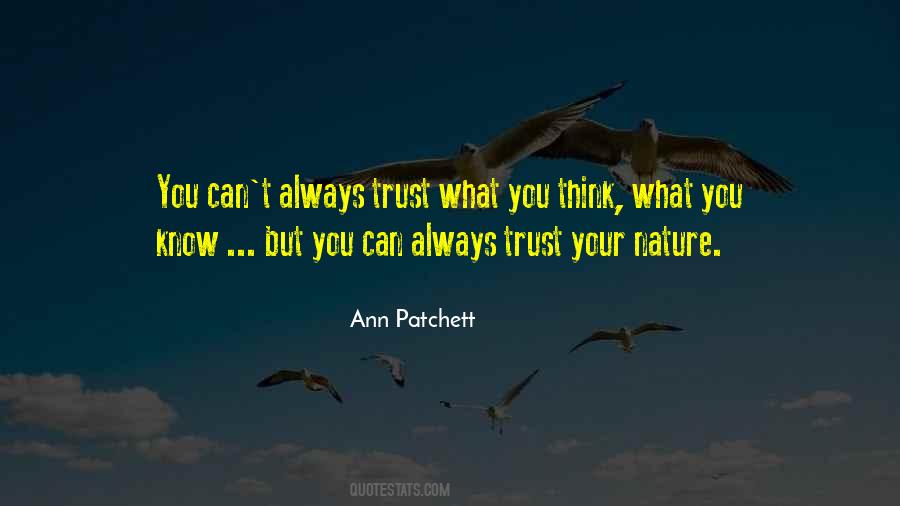 Nature Knows Best Quotes #84288