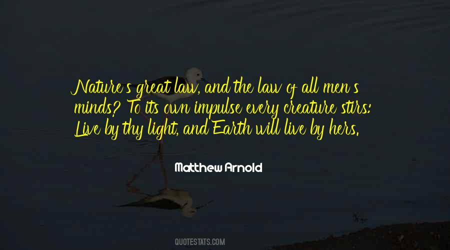 Nature Law Quotes #35930