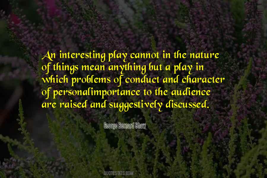 Nature Of Things Quotes #399623