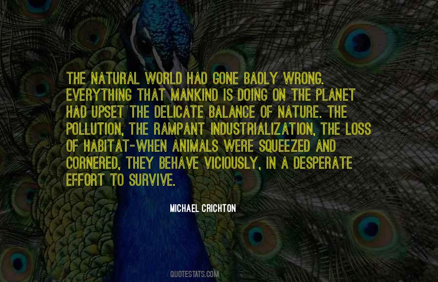 Nature Vs Industrialization Quotes #65992