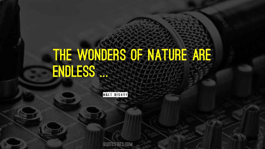 Nature Wonders Quotes #332931