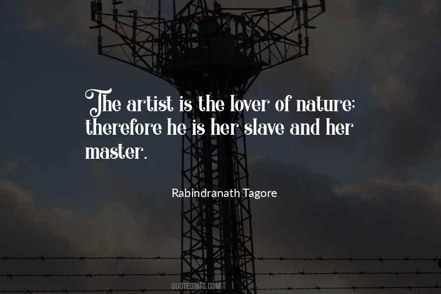 Nature's Lover Quotes #1064133