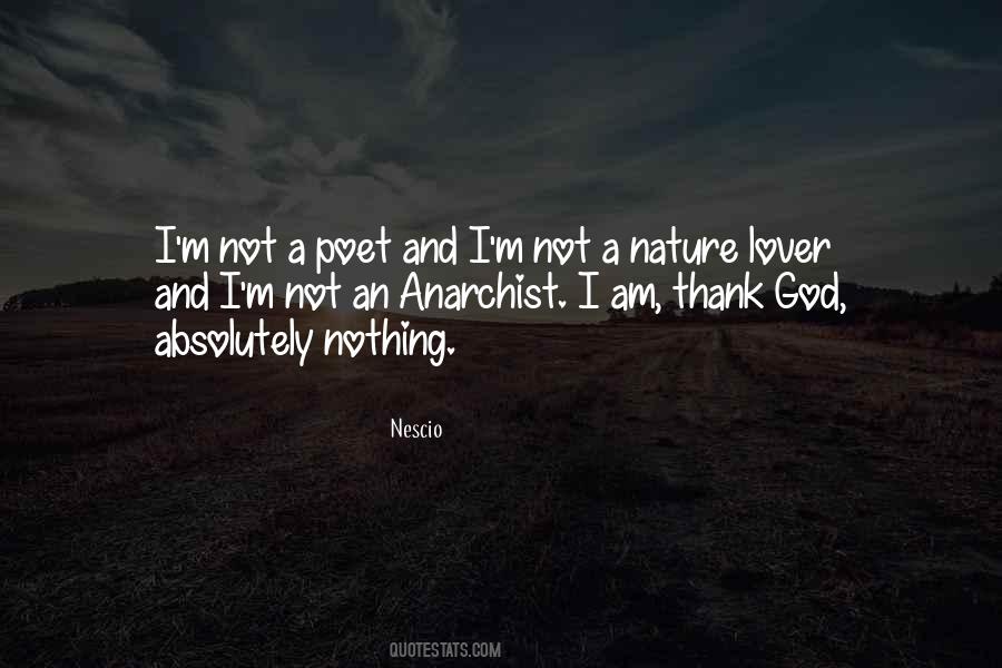 Nature's Lover Quotes #1241517