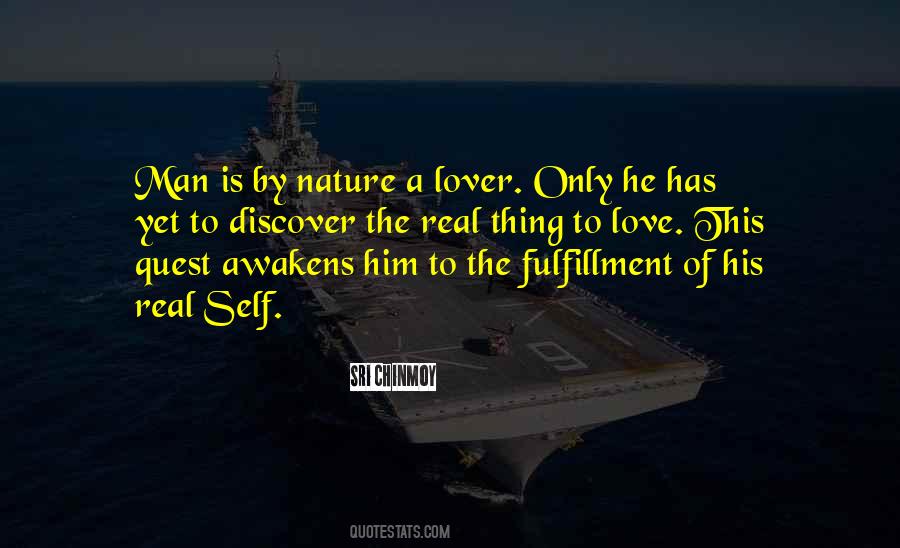 Nature's Lover Quotes #1450652