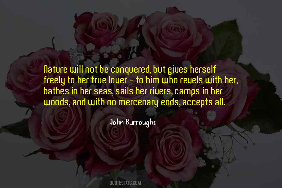 Nature's Lover Quotes #167422