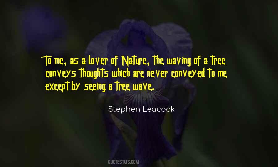 Nature's Lover Quotes #216410