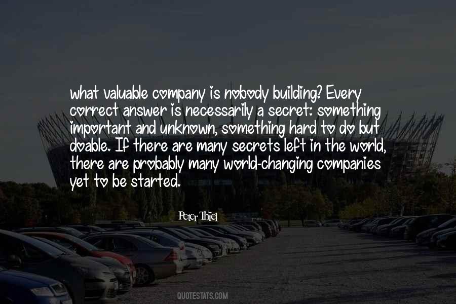 Quotes About Changing Companies #1668398