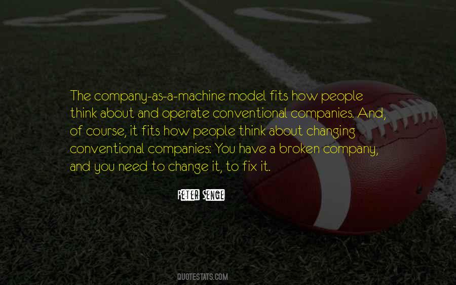 Quotes About Changing Companies #290131