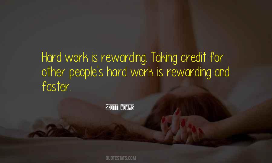 Quotes About Taking Credit For Others Work #1182547