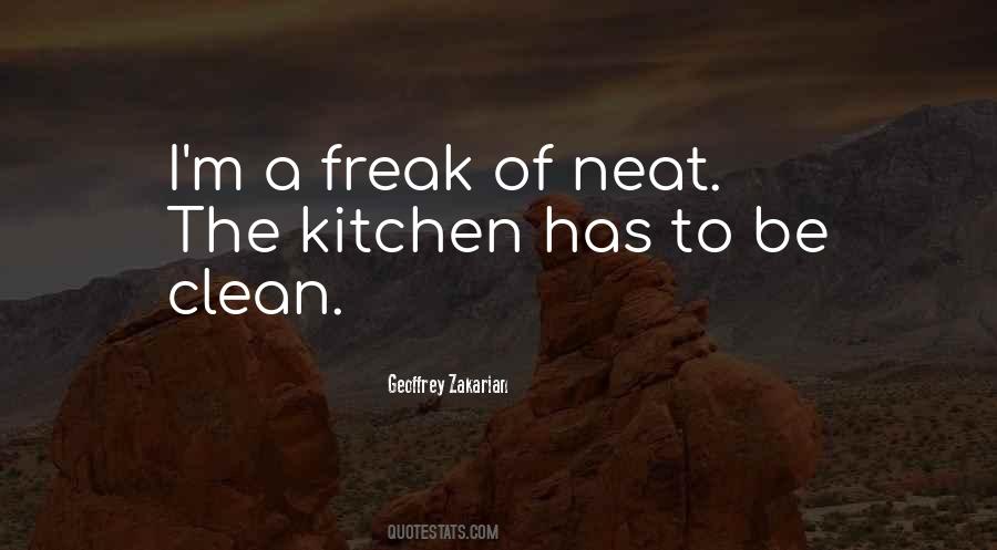 Neat Freak Quotes #556833