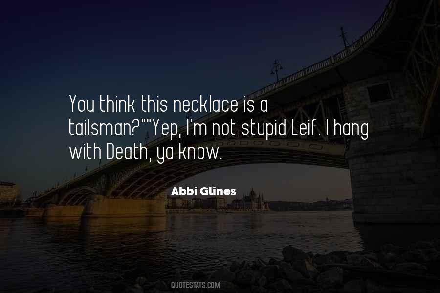 Necklace Quotes #1131950