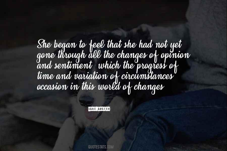 Quotes About Change In Circumstances #298350