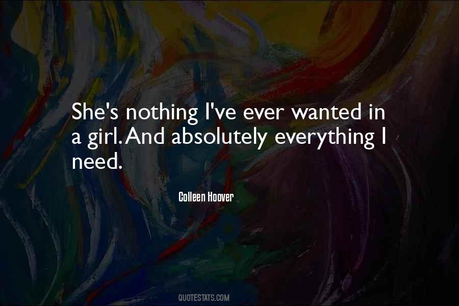 Need A Girl Quotes #756412