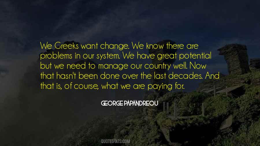 Need For Change Quotes #492540