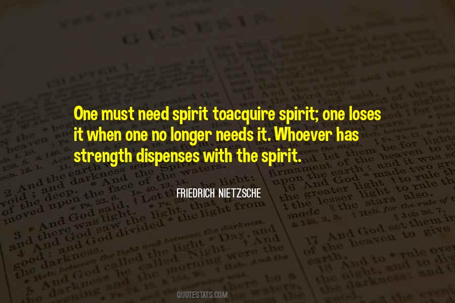 Need The Strength Quotes #5436