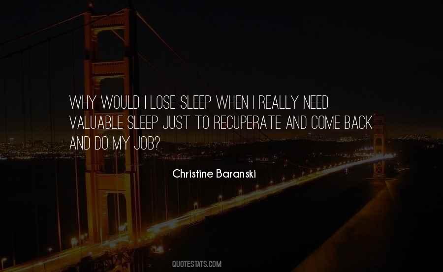 Need To Go To Sleep Quotes #362877