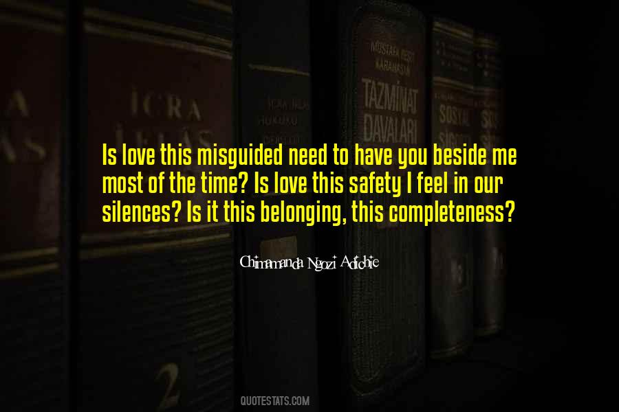 Need You Beside Me Quotes #1053687